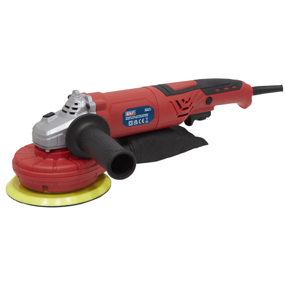 Sealey 150mm Dual Action Variable Speed Dust-Free Sander 750W/230V Model No-DAS151