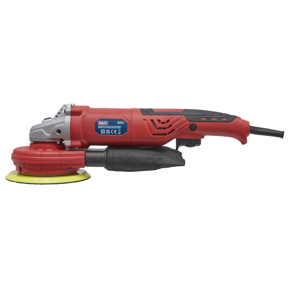Sealey 150mm Dual Action Variable Speed Dust-Free Sander 750W/230V Model No-DAS151