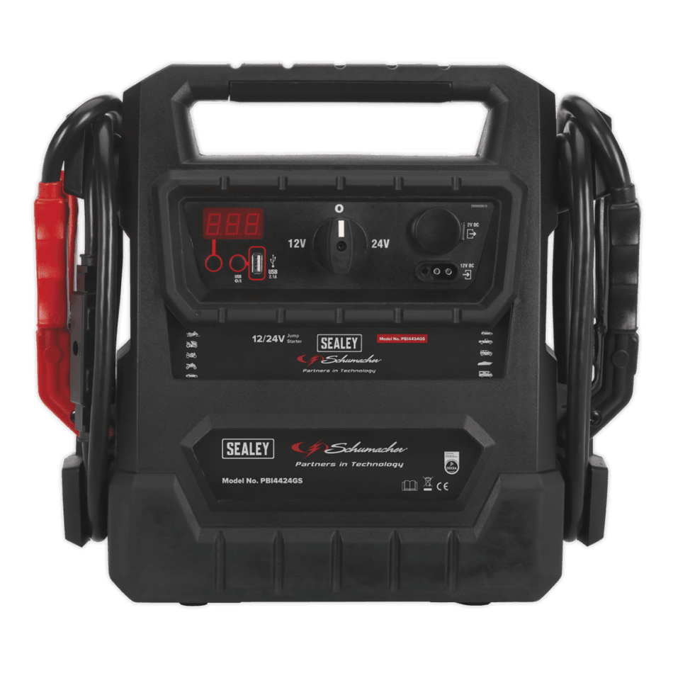 Sealey RoadStart, Emergency Jump Starter 12/24V 4600 Peak Amps - DEKRA Approved Model No-PBI4424GS