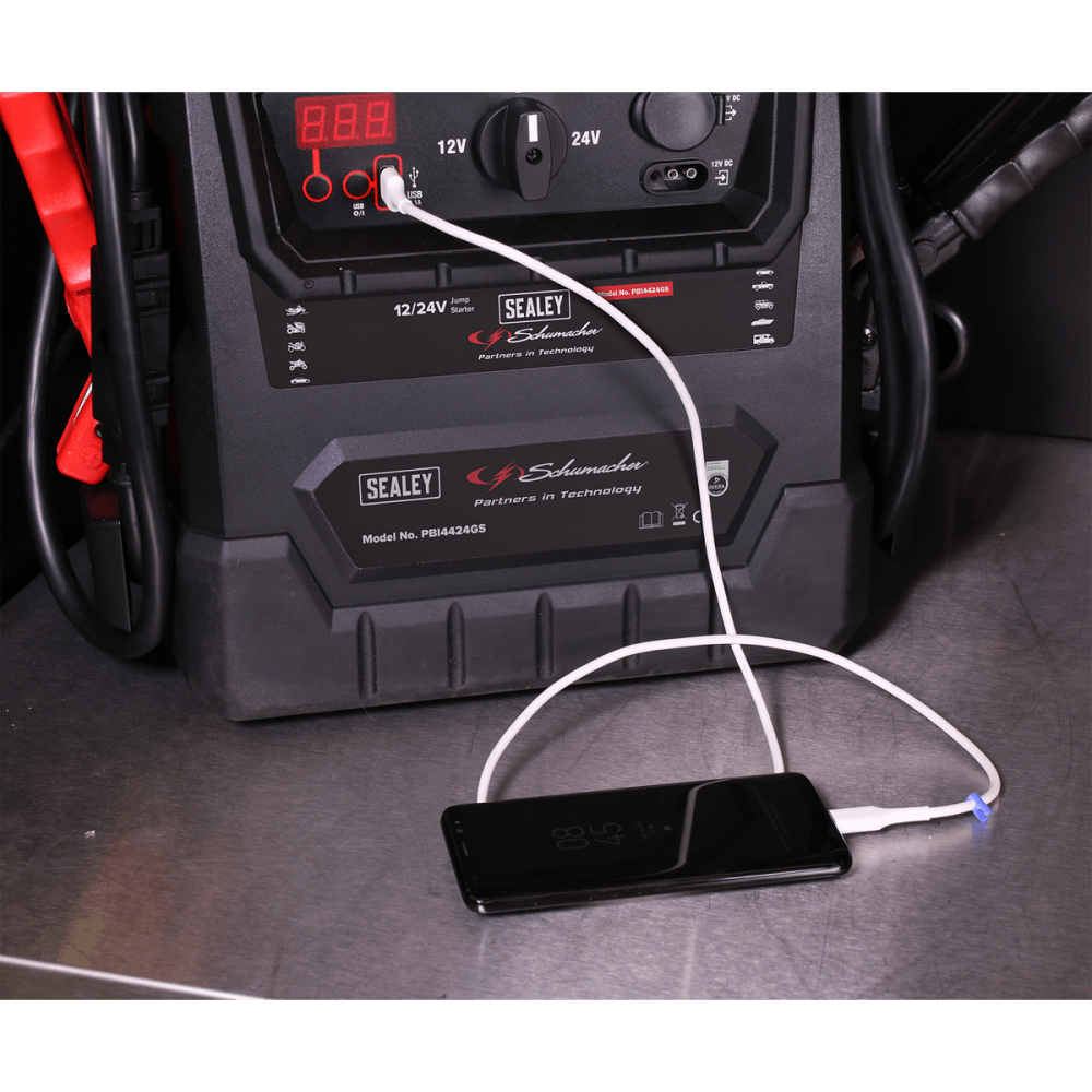 Sealey RoadStart, Emergency Jump Starter 12/24V 4600 Peak Amps - DEKRA Approved Model No-PBI4424GS