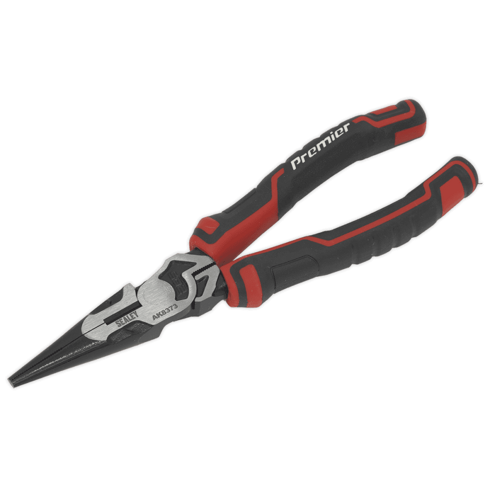 Sealey Long Nose Pliers High Leverage 200mm Model No-AK8373