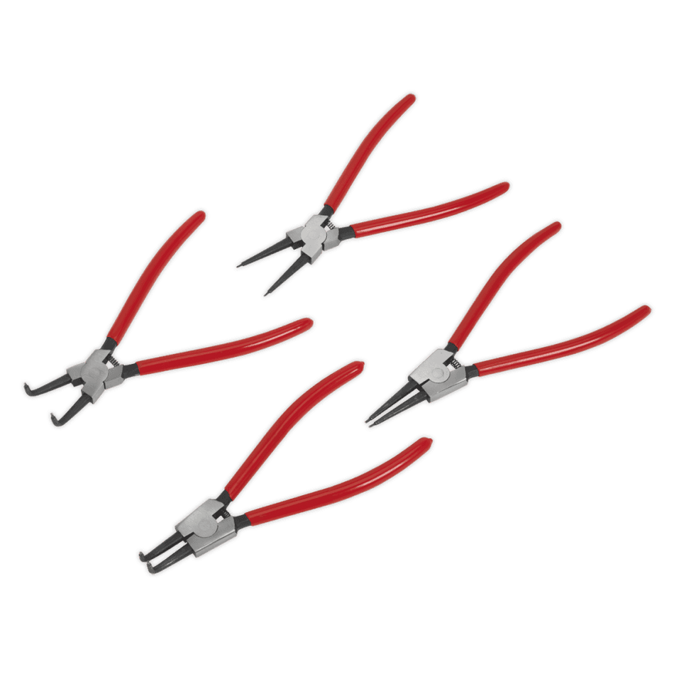 Sealey Internal/External Circlip Pliers Set 4pc 230mm Model No-AK8456