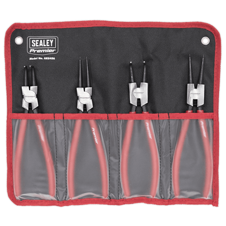 Sealey Internal/External Circlip Pliers Set 4pc 230mm Model No-AK8456