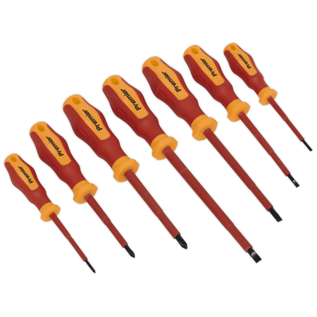 Sealey Screwdriver Set 7pc VDE Approved Model No-AK6125