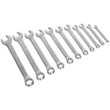 Sealey Combination Spanner Set 11pc Imperial Model No-AK63254