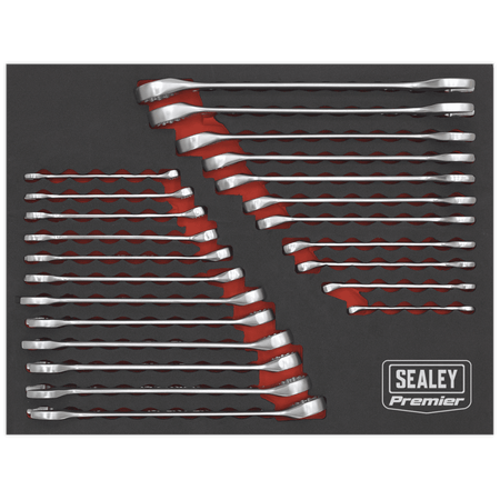 Sealey Combination Spanner Set 23pc Metric/Imperial Model No-AK63256