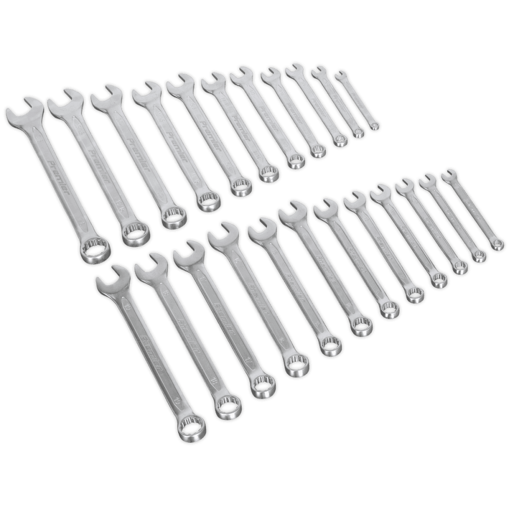 Sealey Combination Spanner Set 23pc Metric/Imperial Model No-AK63256
