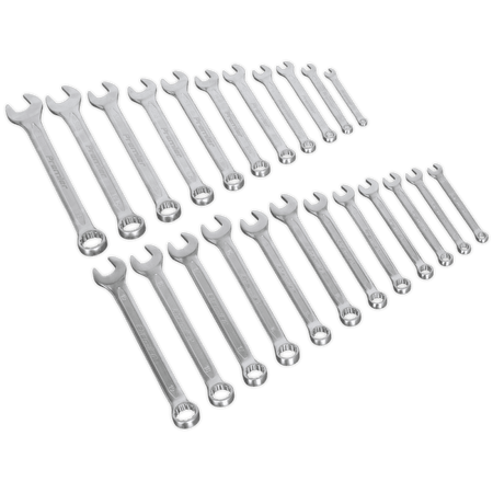 Sealey Combination Spanner Set 23pc Metric/Imperial Model No-AK63256
