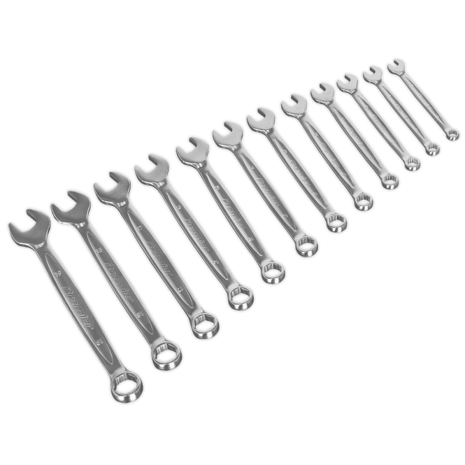 Sealey Combination Spanner Set 12pc Lock-On? 6pt - Metric Model No-AK63921