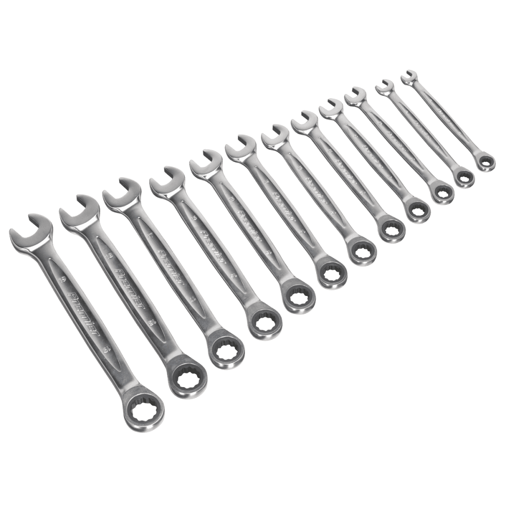 Sealey Premier Platinum Combination Ratchet Spanner Set 12pc Model No-AK63922