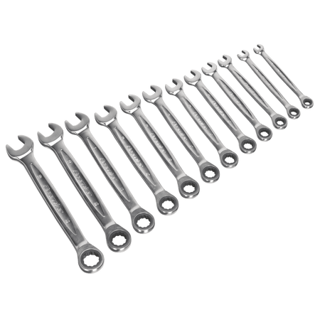 Sealey Premier Platinum Combination Ratchet Spanner Set 12pc Model No-AK63922