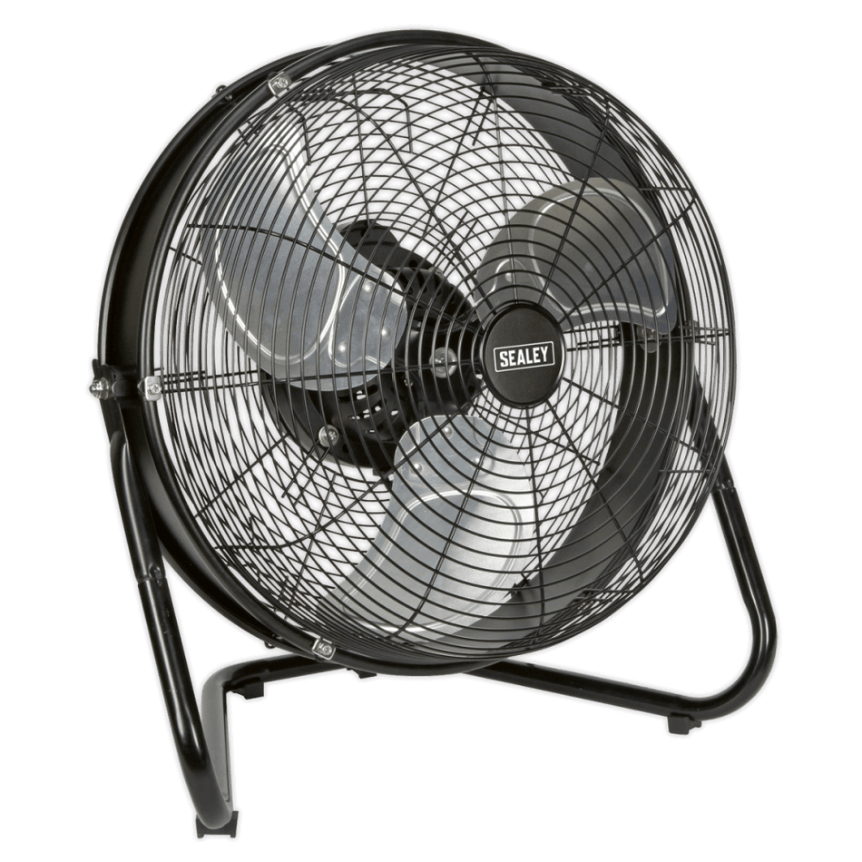 Sealey Industrial High Velocity Floor Fan with Internal Oscillation 18" Model No-HVF18IS