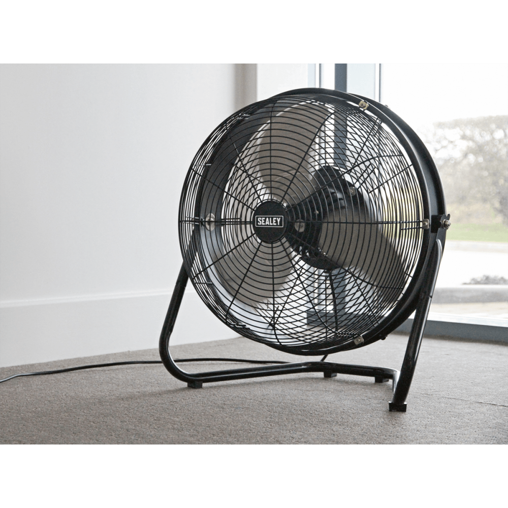 Sealey 18" Industrial High Velocity Floor Fan with Internal Oscillation 230V Model No-HVF18IS