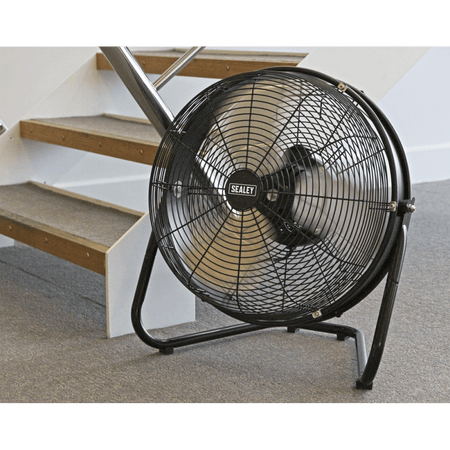 Sealey 18" Industrial High Velocity Floor Fan with Internal Oscillation 230V Model No-HVF18IS