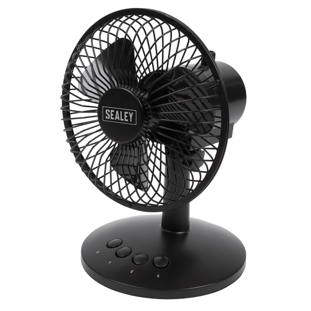 Sealey Oscillating USB Desk Fan 3-Speed 6" Model No-SFF6USB