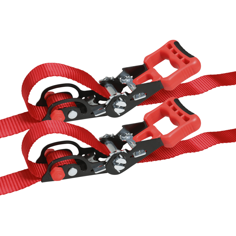Sealey Slide Ratchet Tie Down 32mm x 3mtr Polyester Webbing with S Hooks 1200kg Load Test Model No-TD1202SR