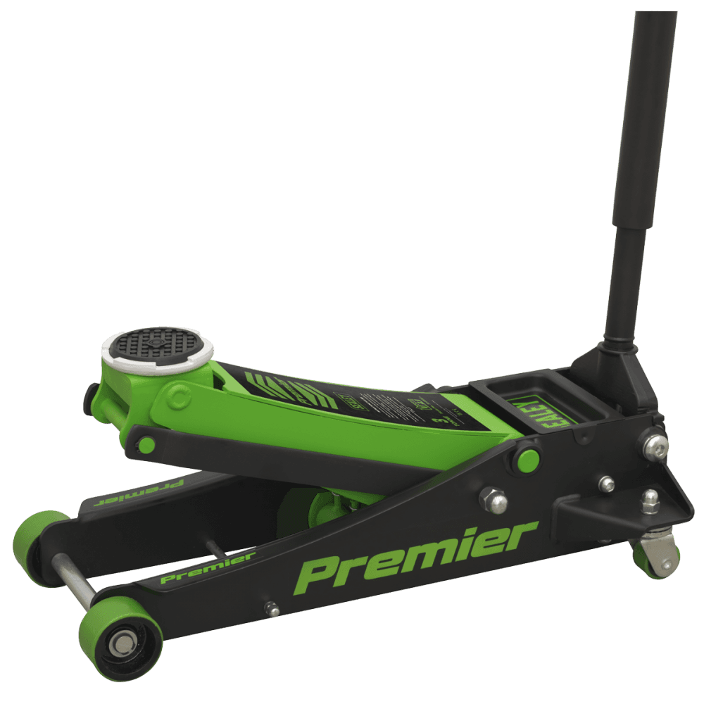 Sealey Trolley Jack 3tonne ROCKET LIFT Green Model No-3040AG