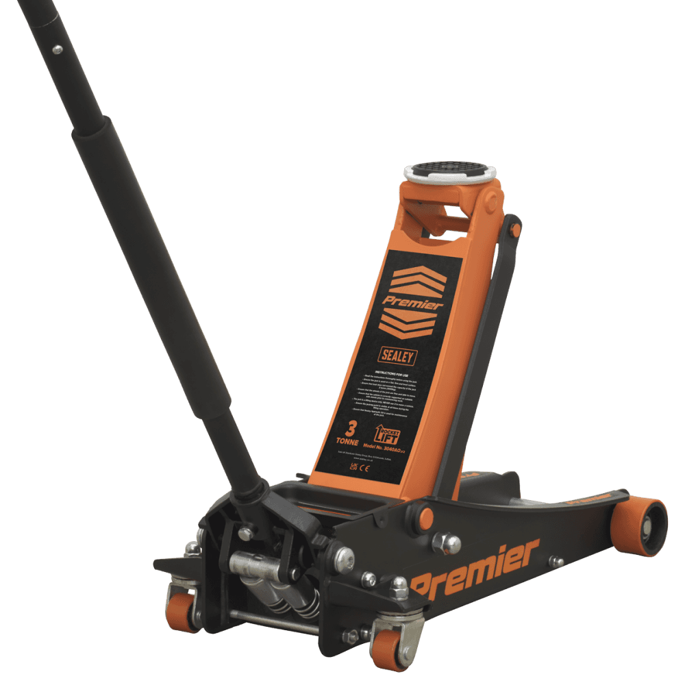 Sealey Trolley Jack 3tonne ROCKET LIFT Orange Model No-3040AO