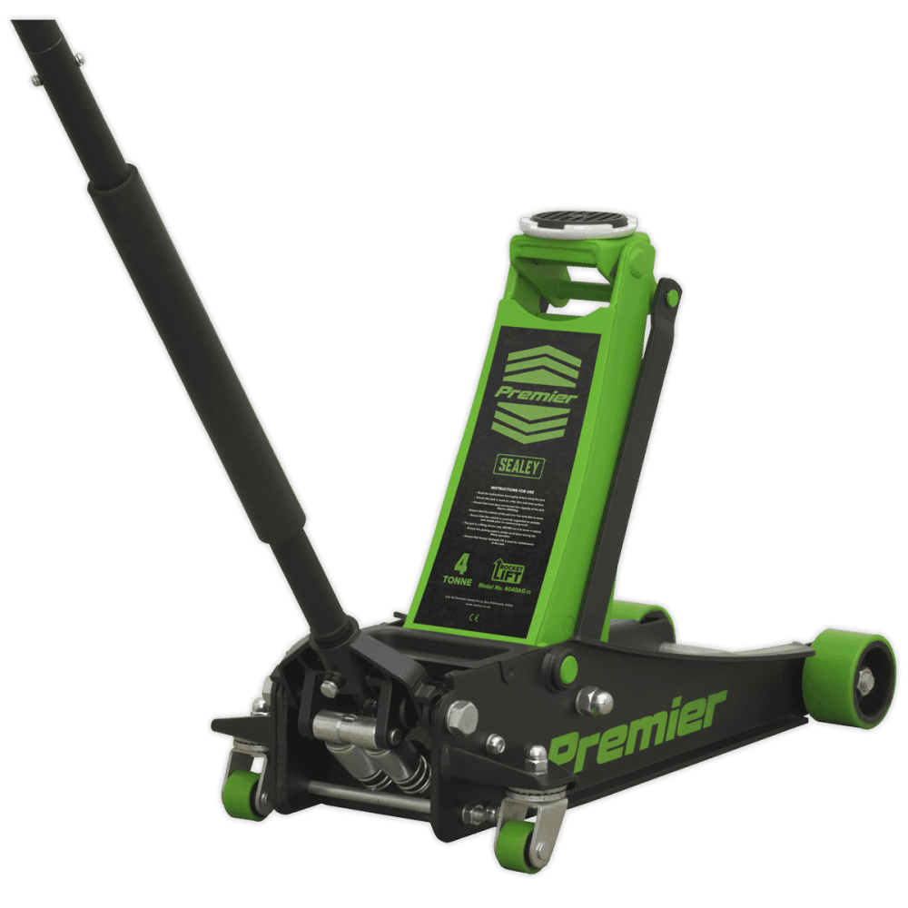 Sealey Trolley Jack 4tonne ROCKET LIFT Green Model No-4040AG