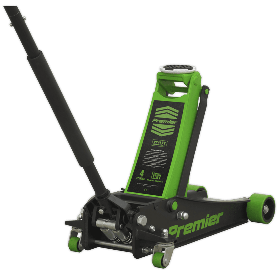 Sealey Trolley Jack 4tonne ROCKET LIFT Green Model No-4040AG