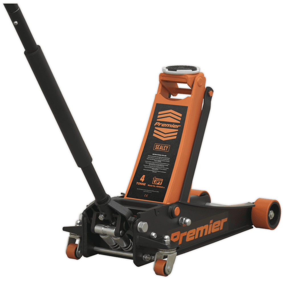 Sealey Trolley Jack 4tonne ROCKET LIFT Orange Model No-4040AO
