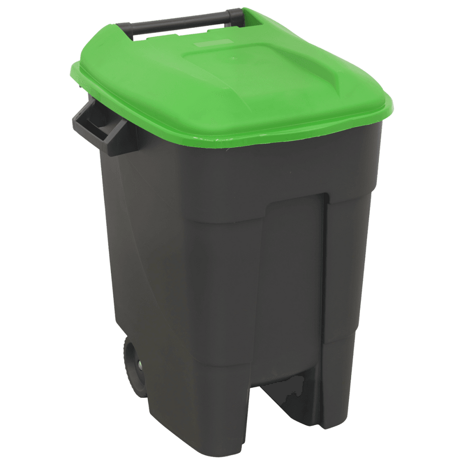 Sealey Refuse/Wheelie Bin 100ltr - Green Model No-BM100G