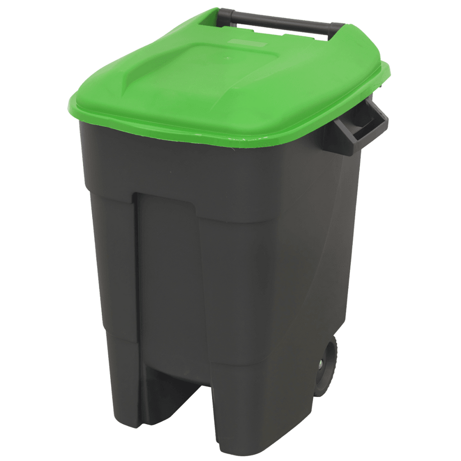 Sealey Refuse/Wheelie Bin 100ltr - Green Model No-BM100G