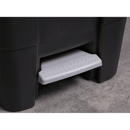 Sealey Refuse/Wheelie Bin with Foot Pedal 100L - Black Model No-BM100P