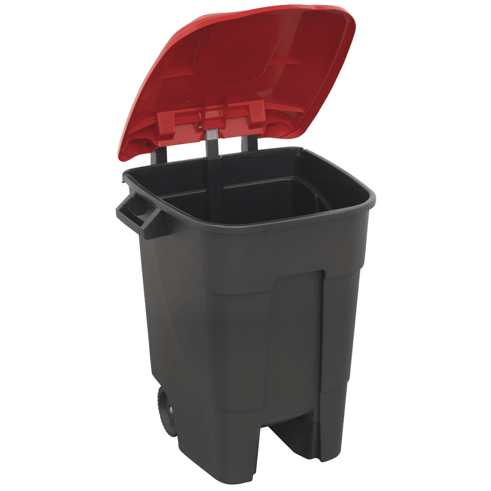 Sealey Refuse/Wheelie Bin 100L - Red Model No-BM100R