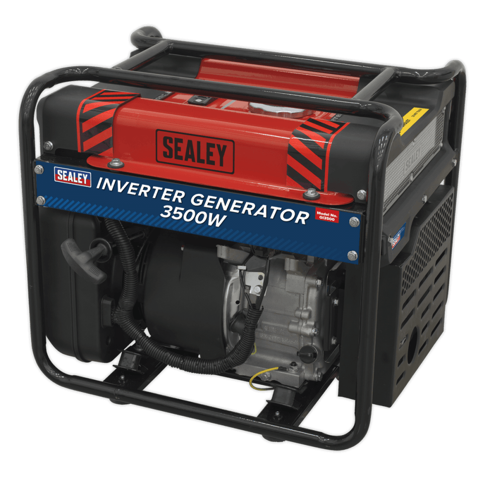 Sealey Inverter Generator 3500W 230V 4-Stroke Engine Model No-GI3500