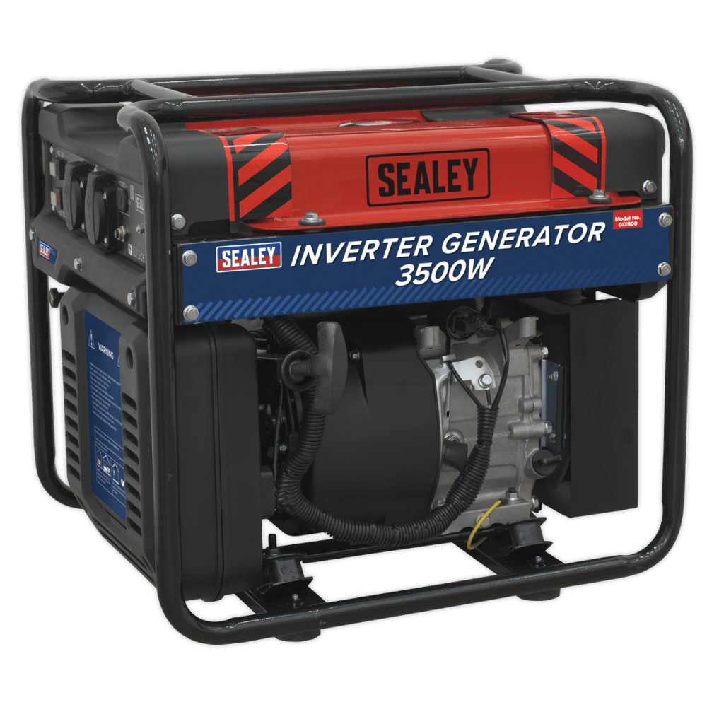 Sealey Inverter Generator 3500W 230V 4-Stroke Engine Model No-GI3500