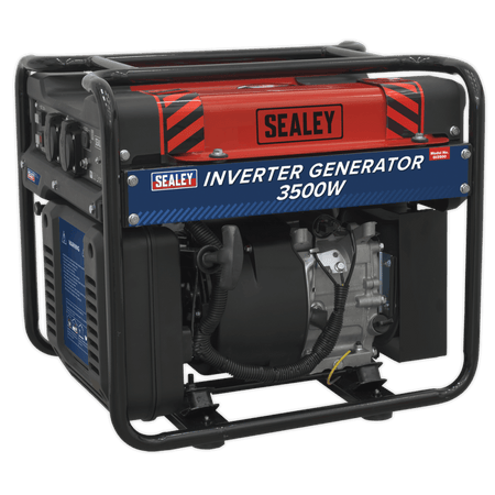 Sealey Inverter Generator 3500W 230V 4-Stroke Engine Model No-GI3500