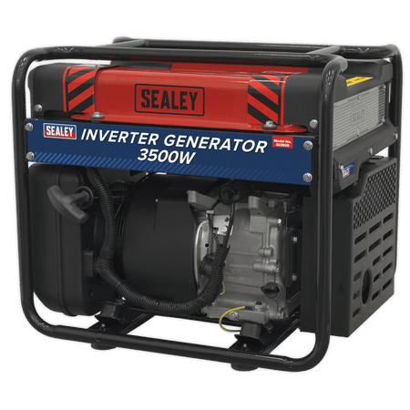 Sealey Inverter Generator 3500W 230V 4-Stroke Engine Model No-GI3500