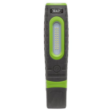 Sealey Rechargeable 360Â¶ Inspection Lamp 24 SMD LED + 3W LED Green 2 x Lithium-ion Model No-LED3606G