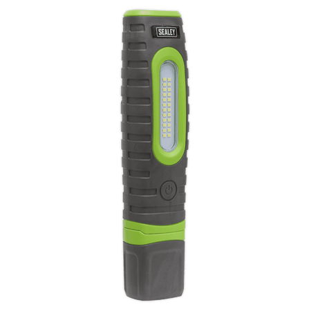 Sealey Rechargeable 360Â¶ Inspection Lamp 24 SMD LED + 3W LED Green 2 x Lithium-ion Model No-LED3606G