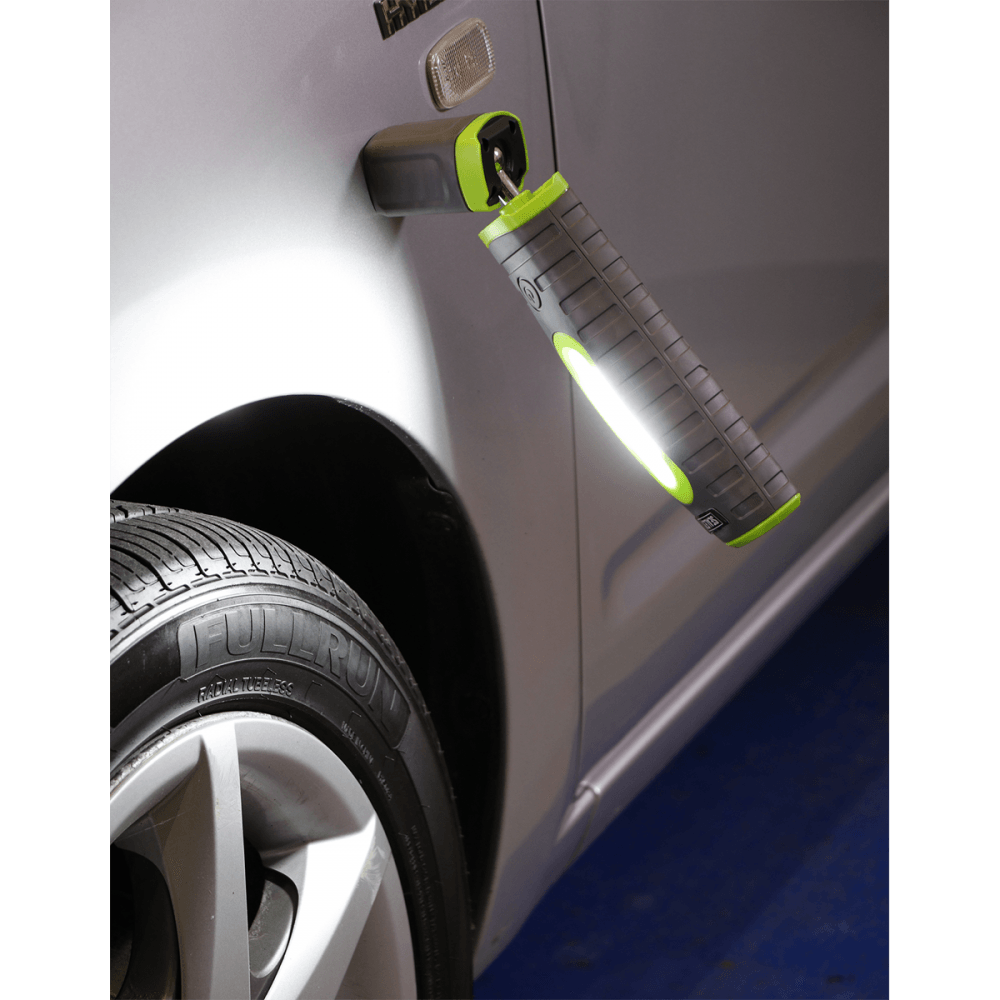 Sealey Rechargeable 360Â¶ Inspection Lamp 24 SMD LED + 3W LED Green 2 x Lithium-ion Model No-LED3606G