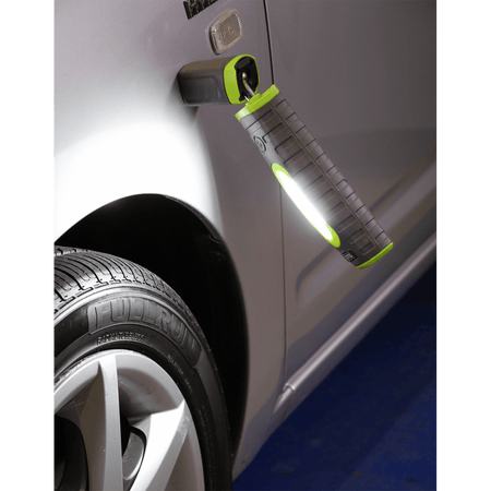 Sealey Rechargeable 360Â¶ Inspection Lamp 24 SMD LED + 3W LED Green 2 x Lithium-ion Model No-LED3606G
