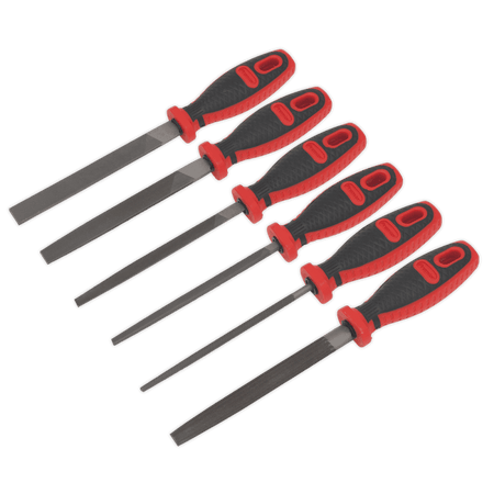 Sealey Engineer's File Set 6pc 150mm Model No-AK580
