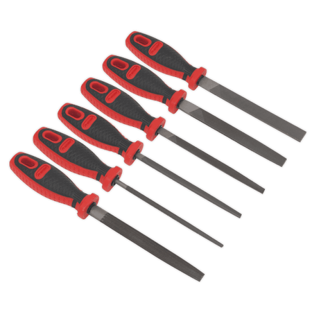 Sealey Engineer's File Set 6pc 150mm Model No-AK580