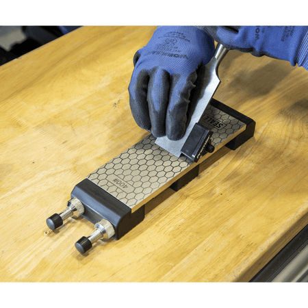 Sealey Combination Diamond Sharpening Whetstone with Adjustable Stone Holder Model No-SCSS1