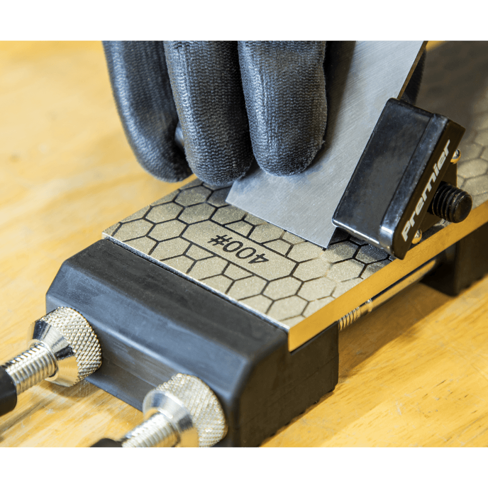 Sealey Combination Diamond Sharpening Whetstone with Adjustable Stone Holder Model No-SCSS1