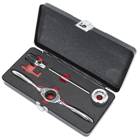 Sealey Bi-Directional Ratchet Tap & Die Holder Set 5pc Model No-AK3027