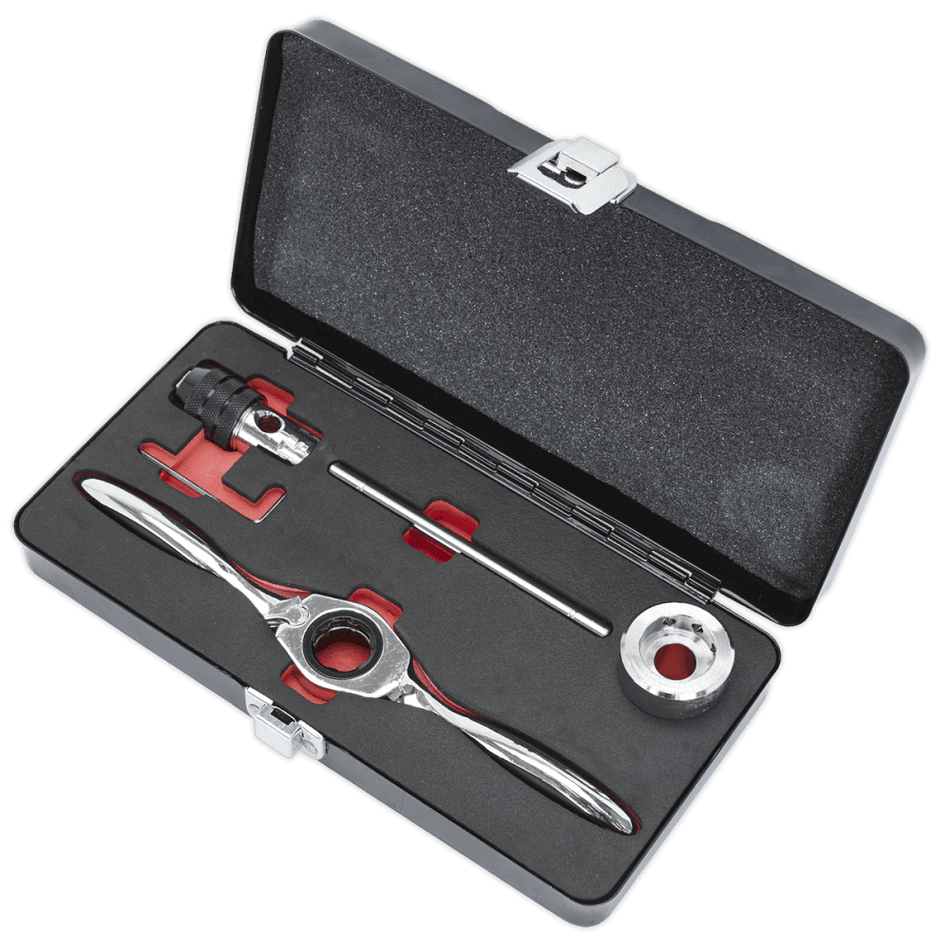 Sealey Bi-Directional Ratchet Tap & Die Holder Set 5pc Model No-AK3027