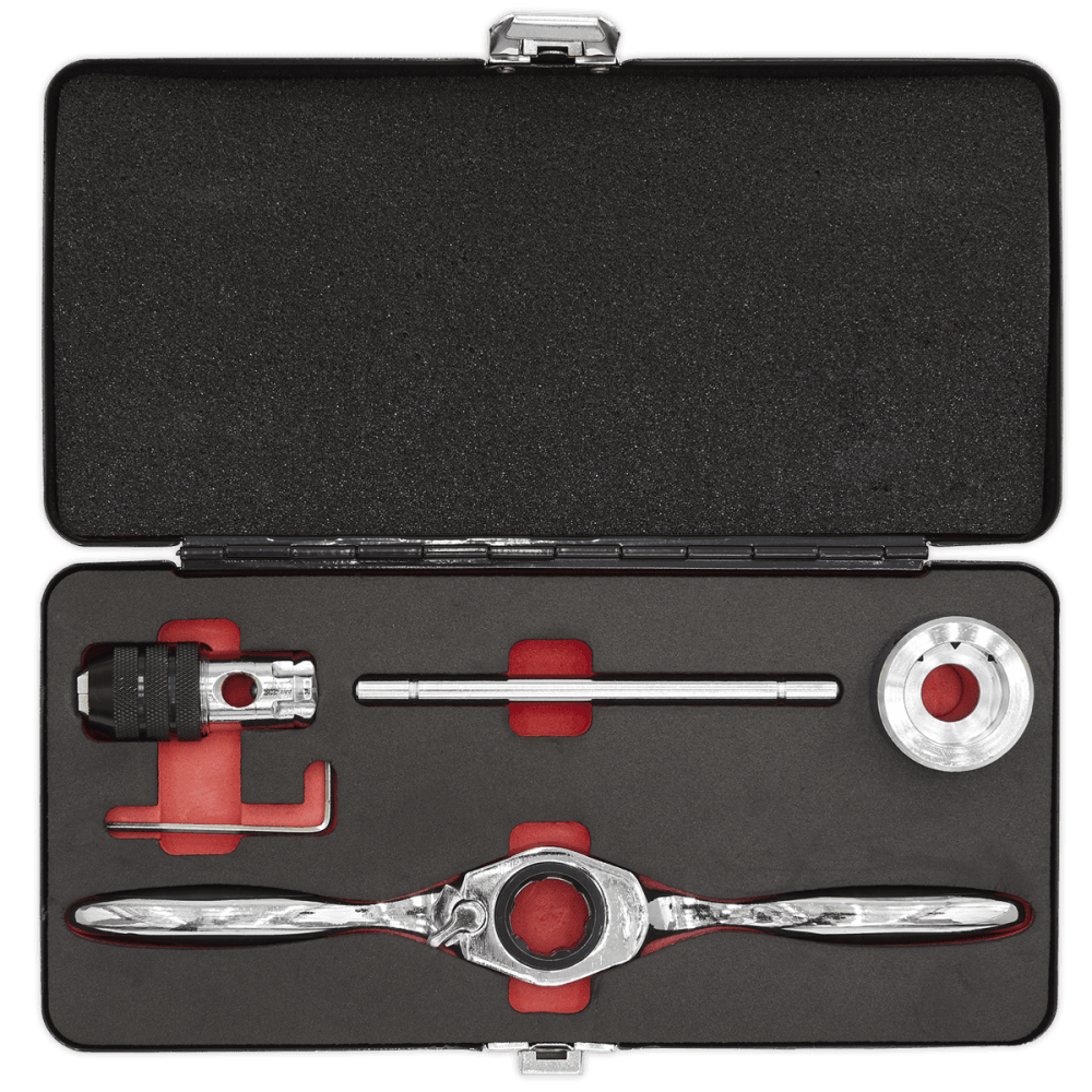 Sealey Bi-Directional Ratchet Tap & Die Holder Set 5pc Model No-AK3027