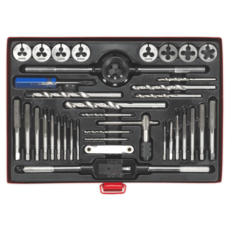 Sealey Tap & Die Set 37pc Split Dies - Metric Model No-AK3037