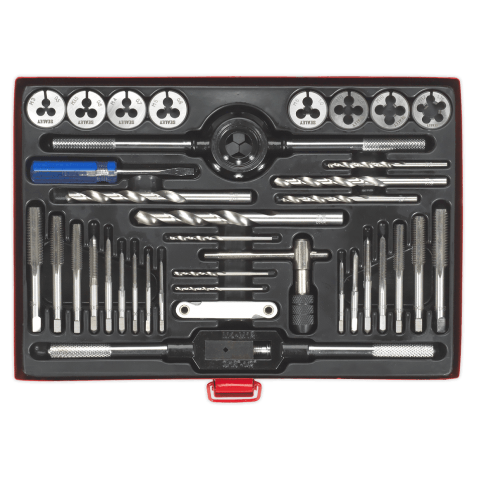 Sealey Tap & Die Set 37pc Split Dies - Metric Model No-AK3037