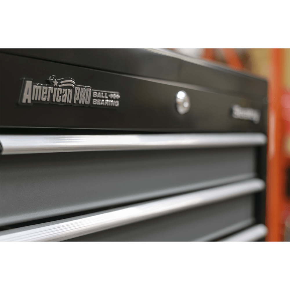 Sealey Tool Chest Combination 16 Drawer with Ball Bearing Slides - Black/Grey Model No-AP35STACK