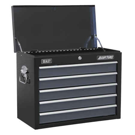 Sealey Tool Chest Combination 16 Drawer with Ball Bearing Slides - Black/Grey Model No-AP35STACK