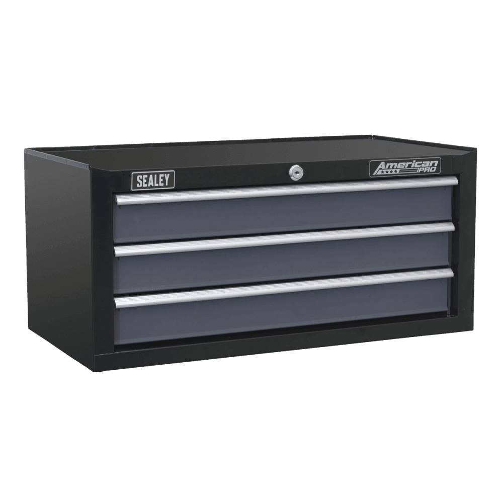 Sealey Tool Chest Combination 16 Drawer with Ball Bearing Slides - Black/Grey Model No-AP35STACK