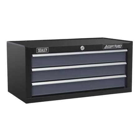 Sealey Tool Chest Combination 16 Drawer with Ball Bearing Slides - Black/Grey Model No-AP35STACK